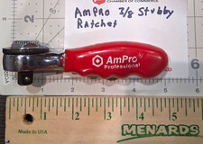 Ampro Professional T29840 Stubby 72 Teeth Ratchet 38 Drive 5 Long
