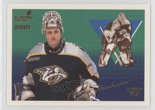 2000-01 Pacific Aurora 2001 NHL All-Star Game Embossing Mike Dunham #76 19zq