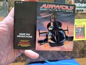 Airwolf Nintendo NES 100% CIB qualit&agrave; da collezione con tutti gli inserti spedizione gratuita