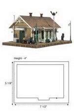 Woodland Scenics BR5023 HO Built- -Ready Dansbury Depot Building