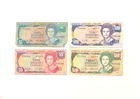 Bermuda Banknote Set $2 $5 $10 $20 Queen Elizabeth II Series Vintage Paper Money