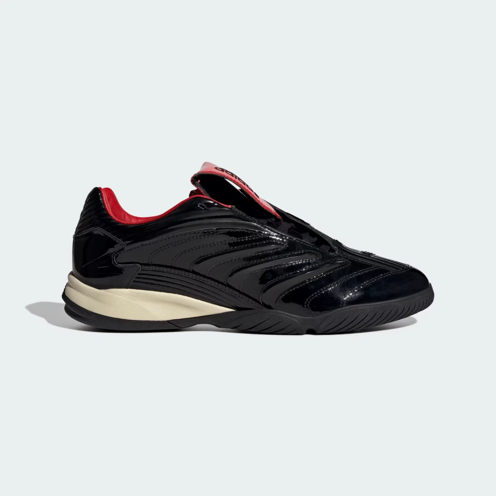 adidas PREDATOR SALA SHOES in Black and Red Trainers