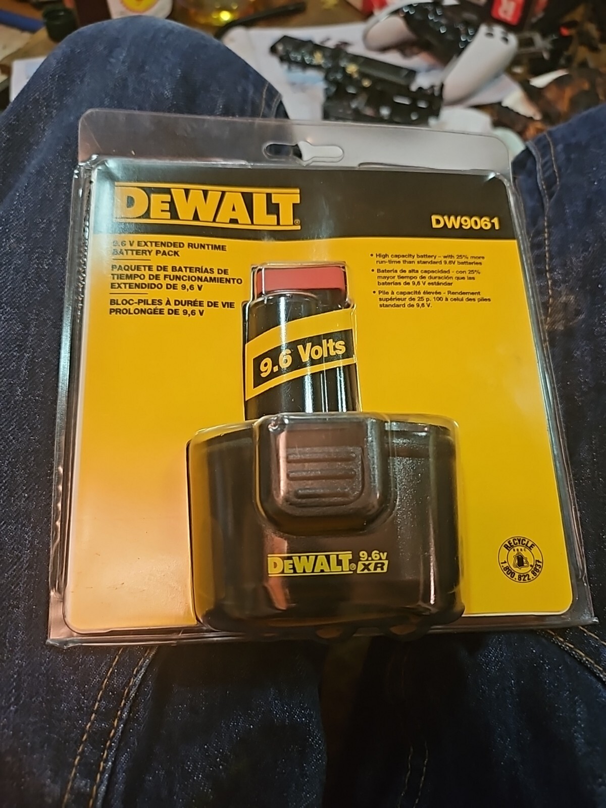 Dewalt DW9062 9.6V NiCd Battery Pack 28876090611 eBay