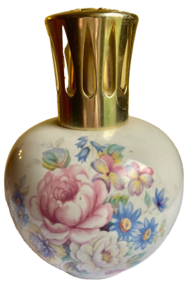 Lampe Diffuseur Berger Ancienne – Porcelaine De Limoges à Décor De Violettes