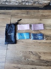  Set of 4 Resistance Bands Workout Loop Exercise CrossFit Fitness Yoga Pilates