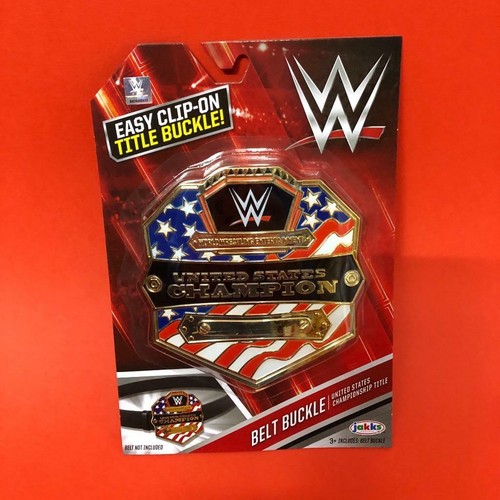 JAKKS WWE Lucha Libre Campeón de Estados Unidos Clip en Título Cinturón Hebilla Accesorio - Imagen 1 de 3