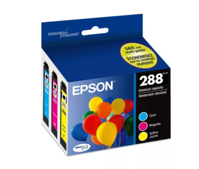 Epson 288 3pk Combo Ink Cartridges - Cyan,Magenta,Yellow (In Date) NEW !!!
