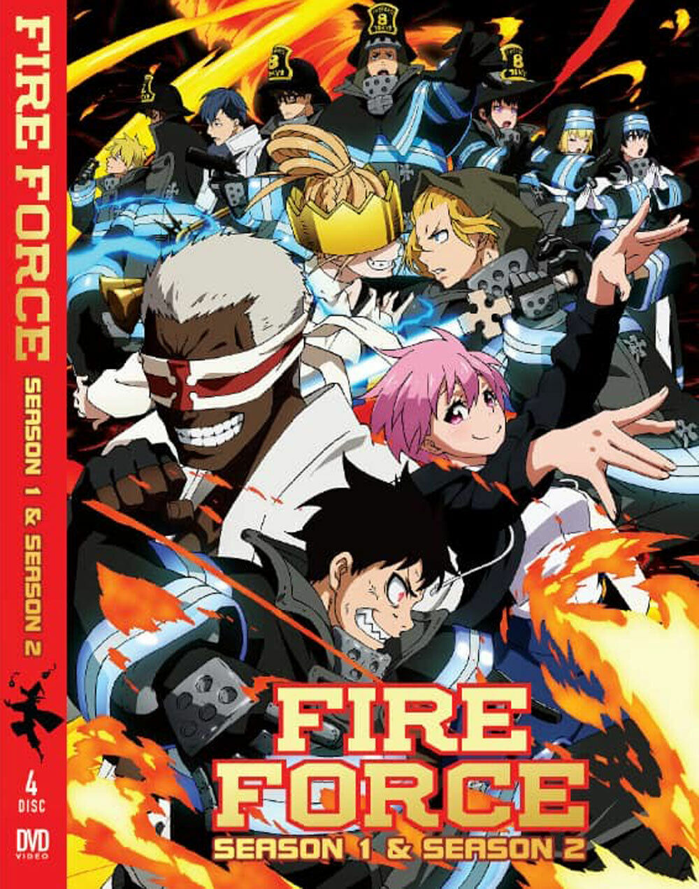 Fire Force (Season 2: VOL.1 - 24 End) ~ All Region ~ Brand New ~ English  Version