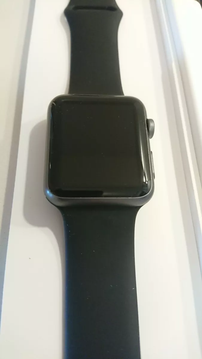Apple Watch Sport 42mm Case 7000 Series Space Gray Aluminum 1st Generation