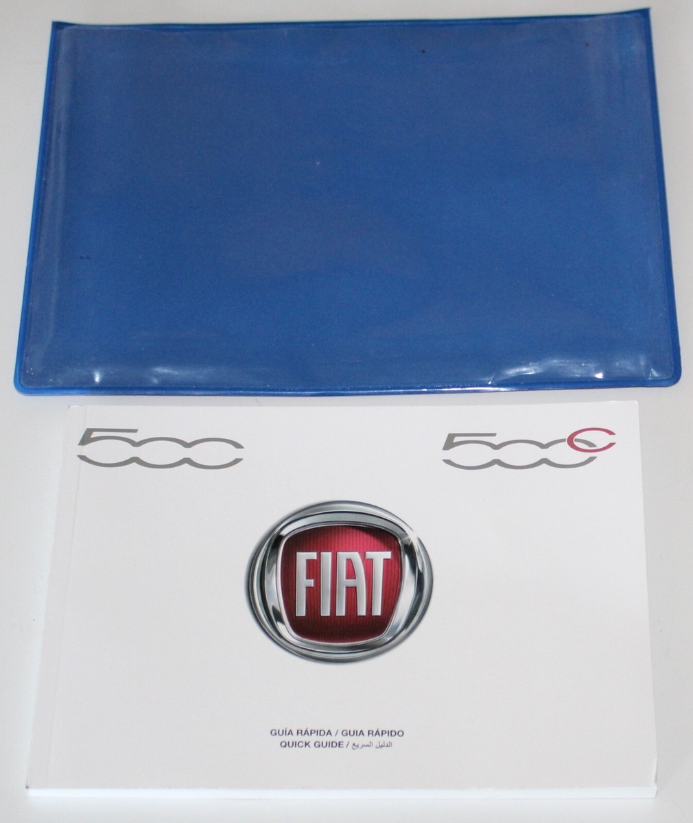 GENUINE FIAT 500 500C HYBRID HANDBOOK QUICK GUIDE MANUAL WALLET