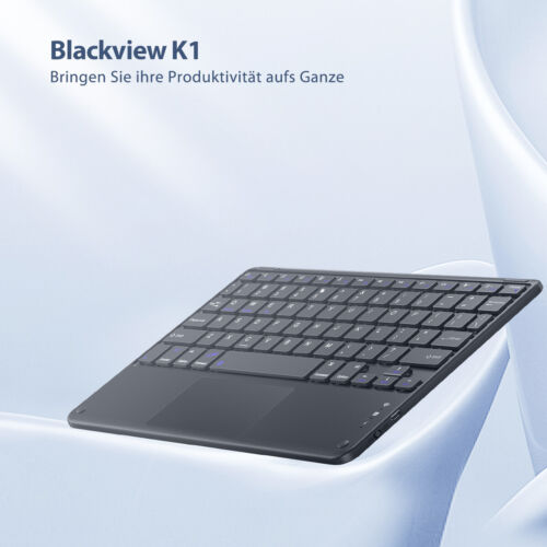 Blackview Bluetooth Tastatur kabellos Keyboard für PC Handy Tablet QWERTY Layout - Bild 2 von 14