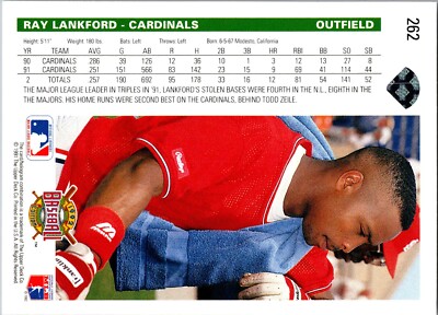 1992 Upper Deck - #262 Ray Lankford | eBay