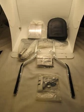 MC Enterprises 290-22 Sissy Bar w/Studded Pad Fits Suzuki VL1500 Intruder 98-04