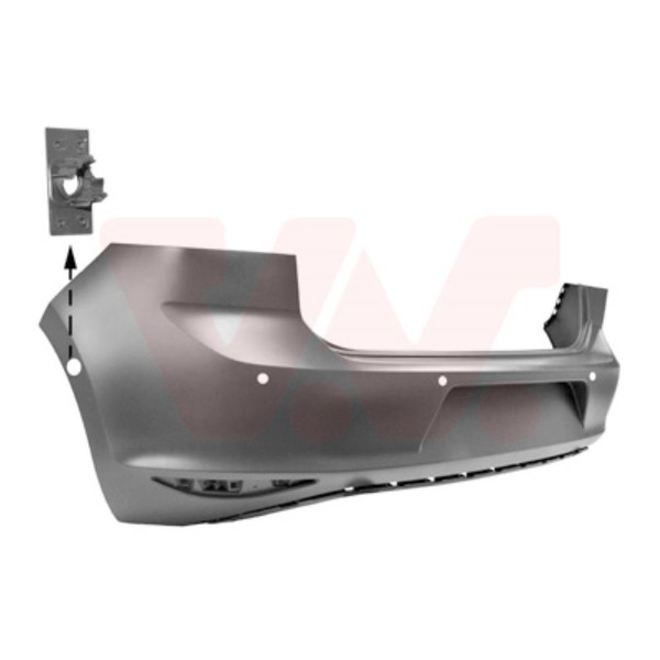 VAN Wezel StoßFäNger StoßStange Hinten FüR VW Golf VII 5G1 1.2 TSI 1.6 TDI-image