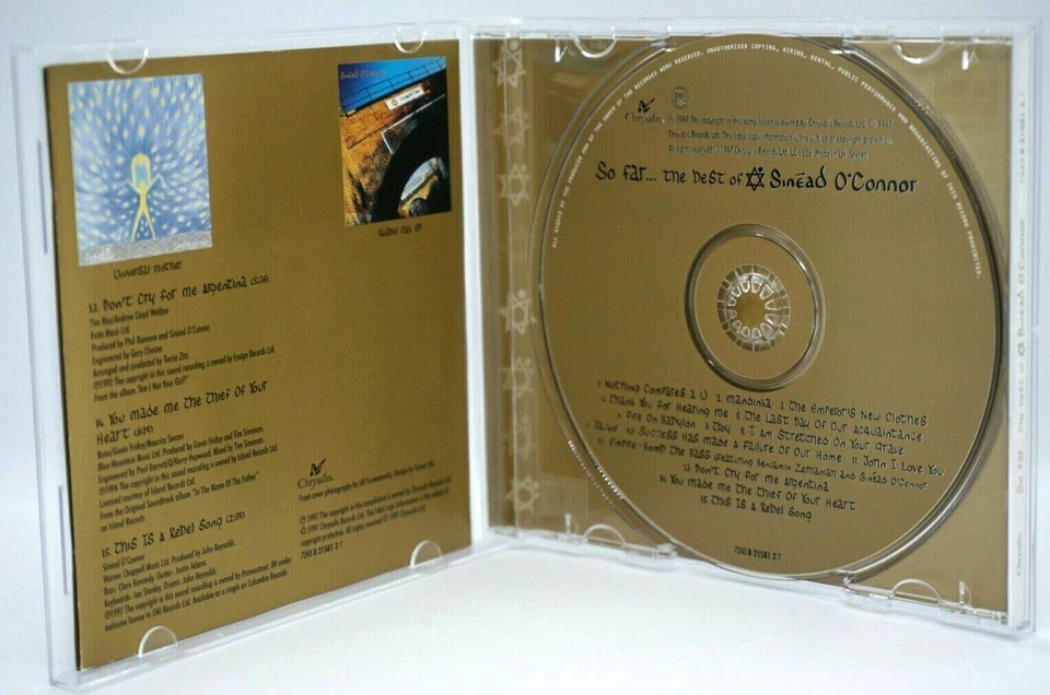 Sinead O'Connor : So Far..The Best Of CD Album - Nothing Compares 2 U - Prince - Image 3 of 3