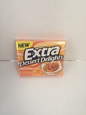 Extra Dessert Delights LEMON SQUARE Chewing Gum 1 Sealed Collector Pack 