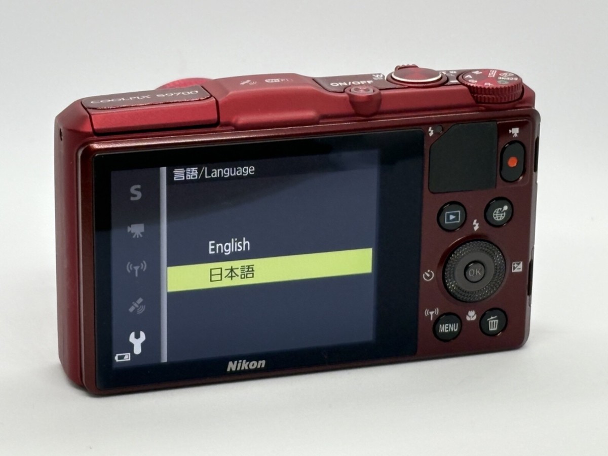 【極美品】ニコン Nikon COOLPIX S9700 レッド コンデジ Nikon COOLPIX S9700 Digital Camera (Red) 26470 B&H Photo Video