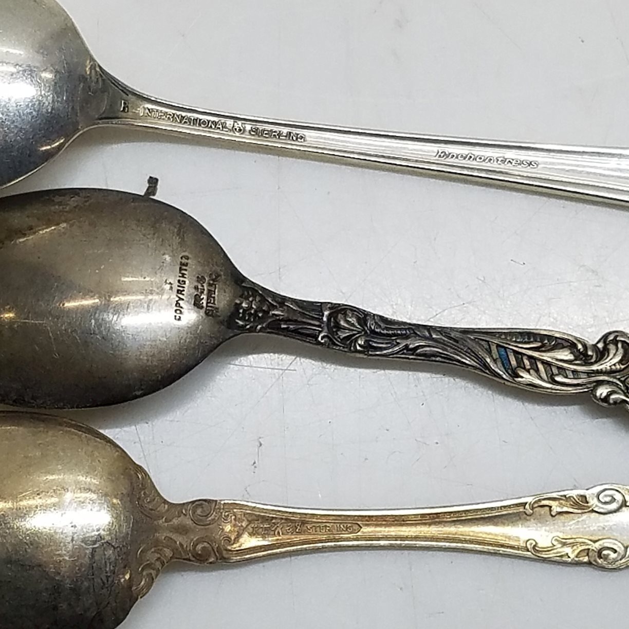 Assorted Lot of Sterling Silver Spoons and Forks 10 Pieces eBay