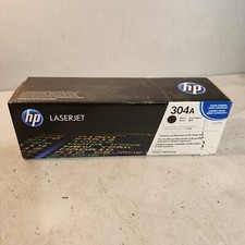 HP CC530A 304A Black Cartridge Genuine New OEM Sealed Box free ship