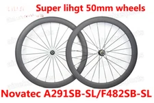 20.5mm/23mm/25mm Wide Road Bike Clincher/Tubular Carbon Wheelset NOVATEC Hub