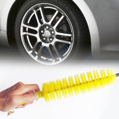 Universal Car Auto Wheel Tyre Tire Rim Hub Long Brush Scrub Cleaner Wash Tool