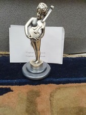 Statua in argento firmata Ottaviani bimbo con violino