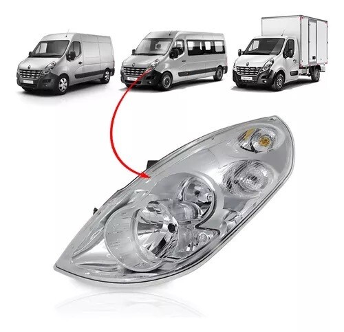 Phare gauche électrique Master III Movano 15- optique avant d'origine