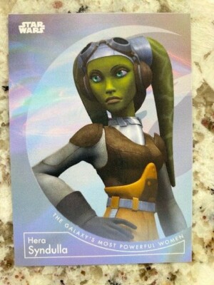 2022 TOPPS STAR WARS GALAXY'S MOST POWERFUL WOMEN BASE CARD HERA SYNDULLA #10