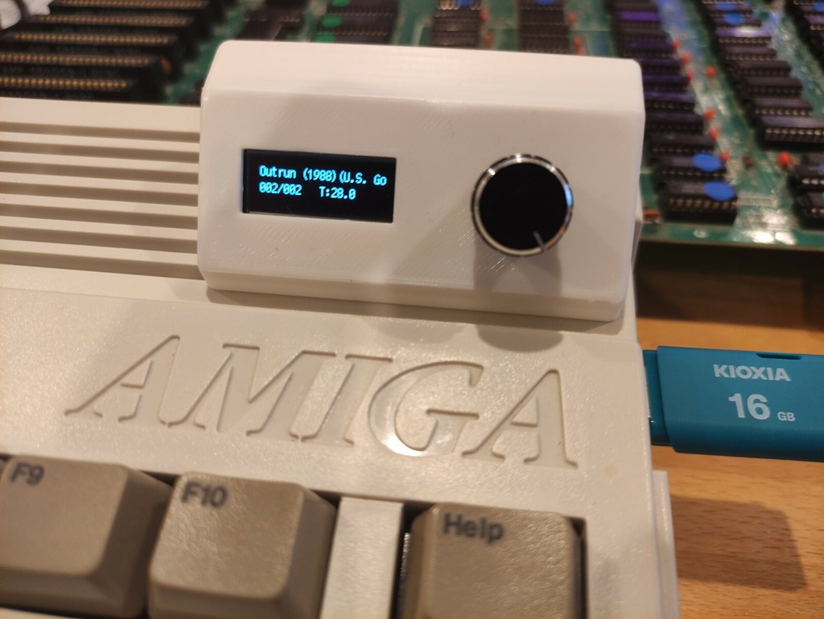 Amiga 500 Gotek USB Floppy Drive Breakout Box With OLED And Selector 16gb Stick - Foto 6