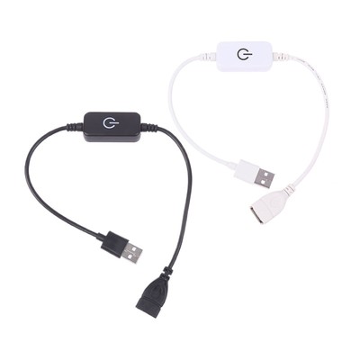 DC 5V USB LED Inline Touch Dimming Switch Dimer For Single Color LED Strip L W D