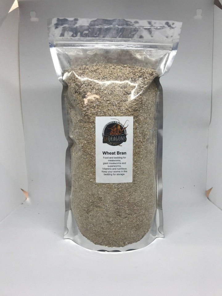 Wheat Bran for Superworms and Mealworms Free Shipping Available or