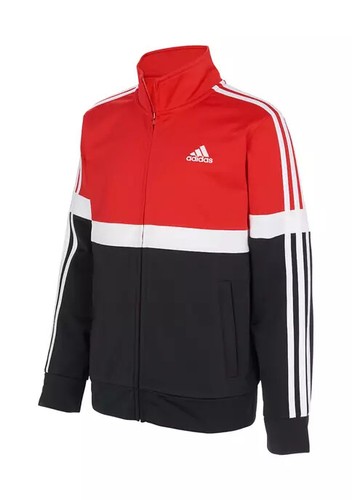 Adidas Boys Tricot Split Tricolor Track 