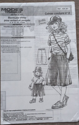 ANCIEN PATRON MODE et travaux DE 1967 ROBE COLLECTION J.F EUR 10,00