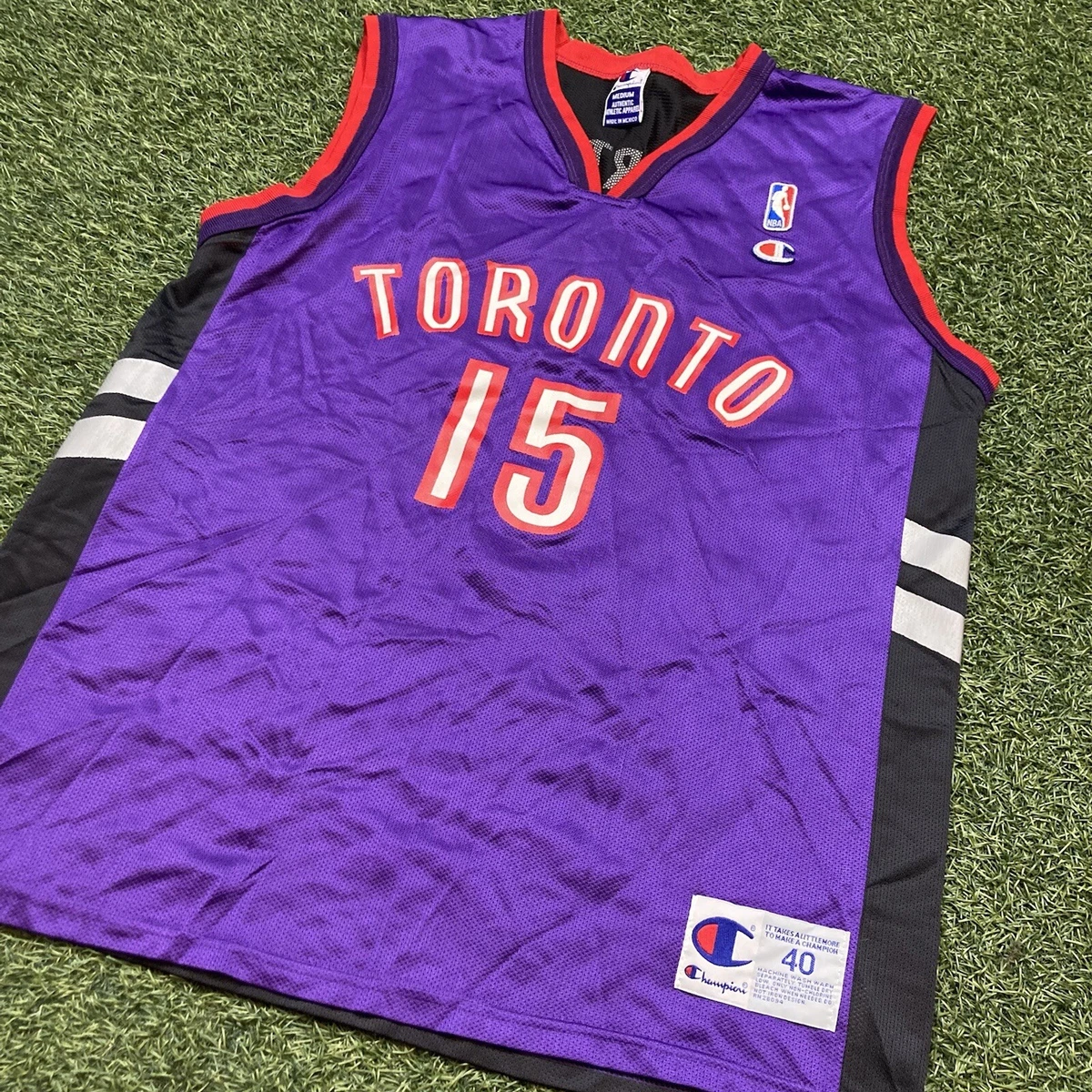Vintage NBA Toronto Raptors Vince Carter Jersey Throwback in LA Medium M White