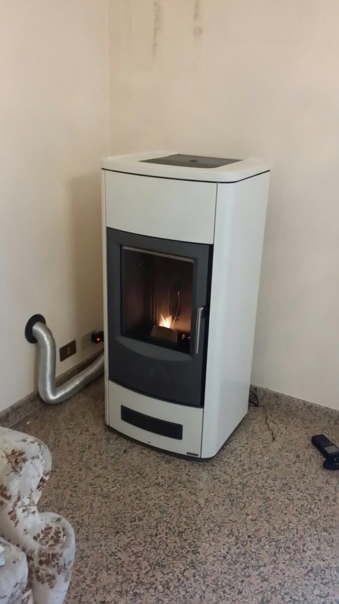 Piazzetta P163 11kw Channeled Dual Engine Pellet Stove | eBay