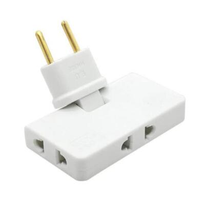 EU Extension Plug 180 Degree Rotate Outlet Splitter Charging Converter Socket