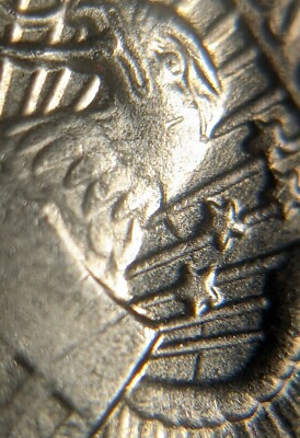 1993-P DIE CLASH OBVERSE REVERSE US Mint Error Kennedy Half Dollar