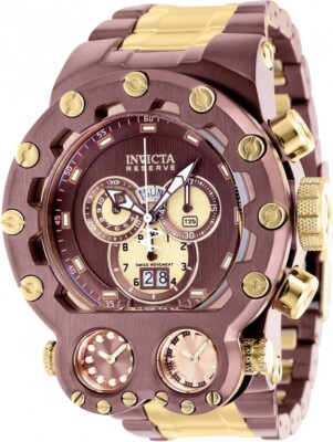 $5595 MSRP- Invicta Reserve Magnum Tria Swiss Ronda 5050.C Caliber Men's Watch