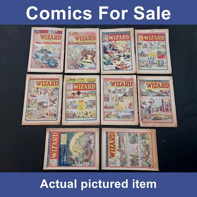 Wizard story paper comics bundle - 10 x 1959  between 1716 & 1774 (LOT#11723)