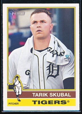 TARIK SKUBAL 2025 TOPPS HERITAGE #116 IMAGE VARIATION SP (TIGERS