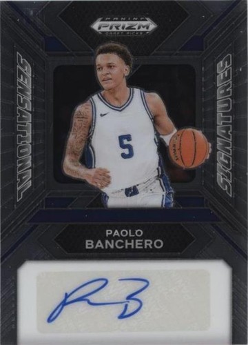 Paolo Banchero Prizm Draft Pick Mojo 22/25 NBA Basketball Card 