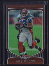 2009 BOWMAN CHROME REFRACTOR LEE EVANS #93 BILLS RAVENS WISCONSIN BADGERS