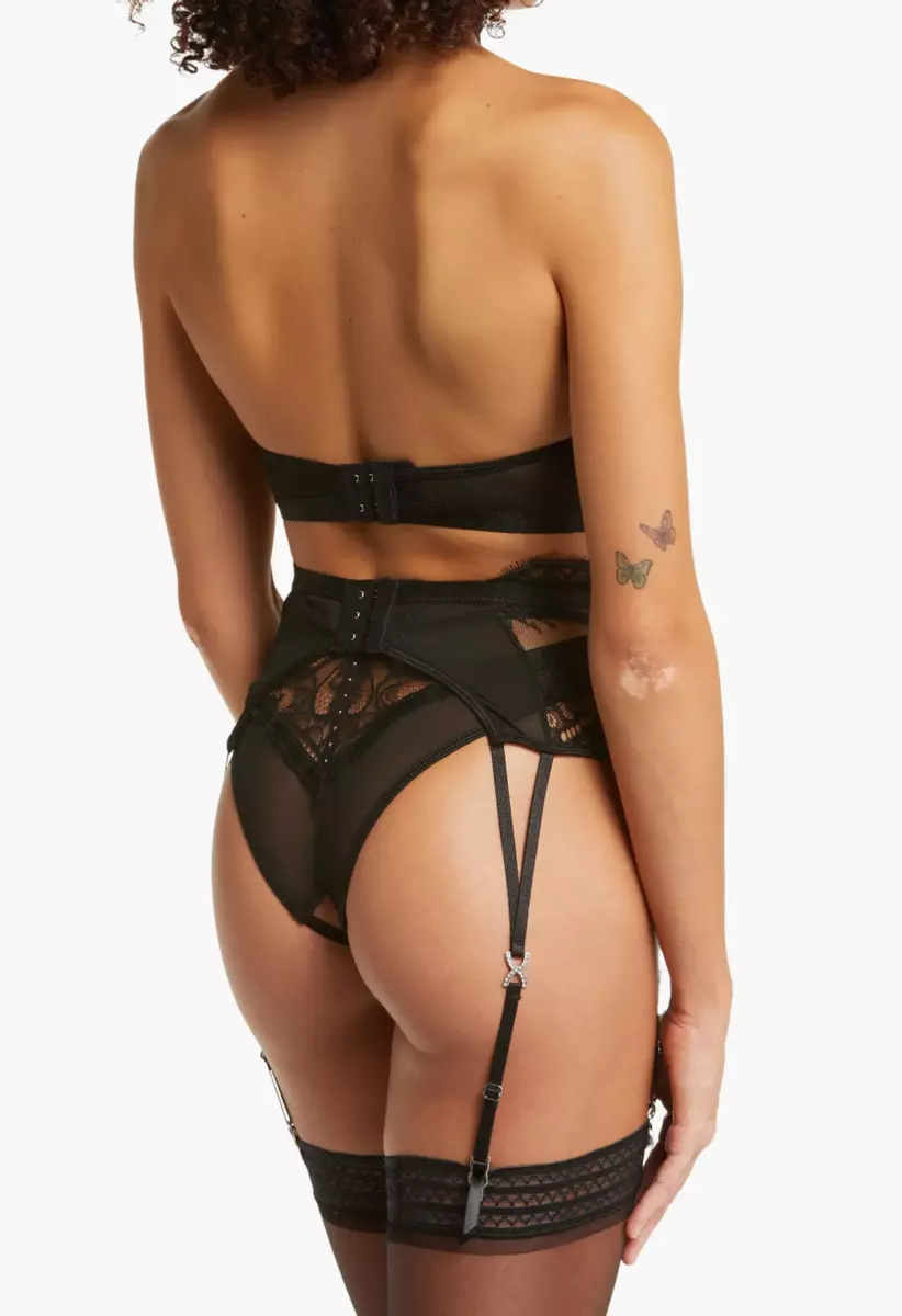 NEW! ANN SUMMERS Orion Suspender Belt (Size XL) Black | eBay
