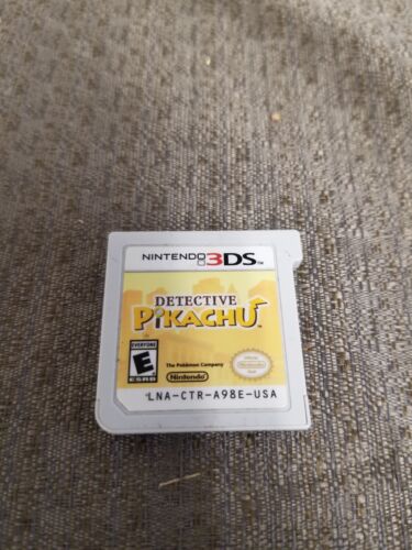 Detective Pikachu (Nintendo 3DS, 2018) - Game Cartridge Only, Free Shipping