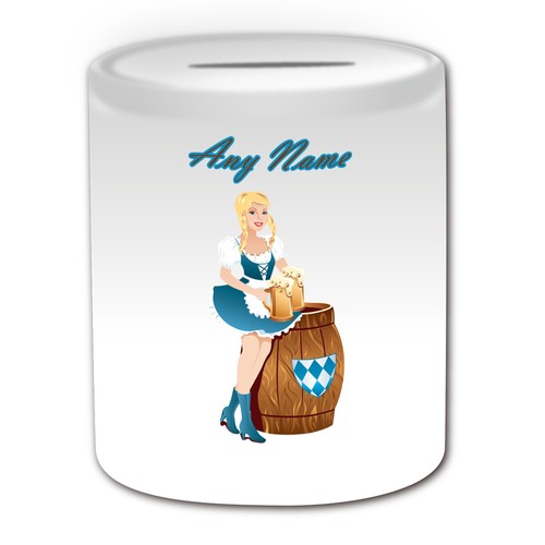 Personalised Gift Hot Bar Waitress Mug Money Box Cup Name Tea Coffee Fancy Sexy - Picture 19 of 20