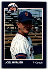 1988 Grand Slam Baseball Card Joel Horlen a Columbia Mets #28