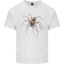 Grauenhaft Spinne Halloween 3D Effekt Herren Baumwolle Maglietta T-Shirt