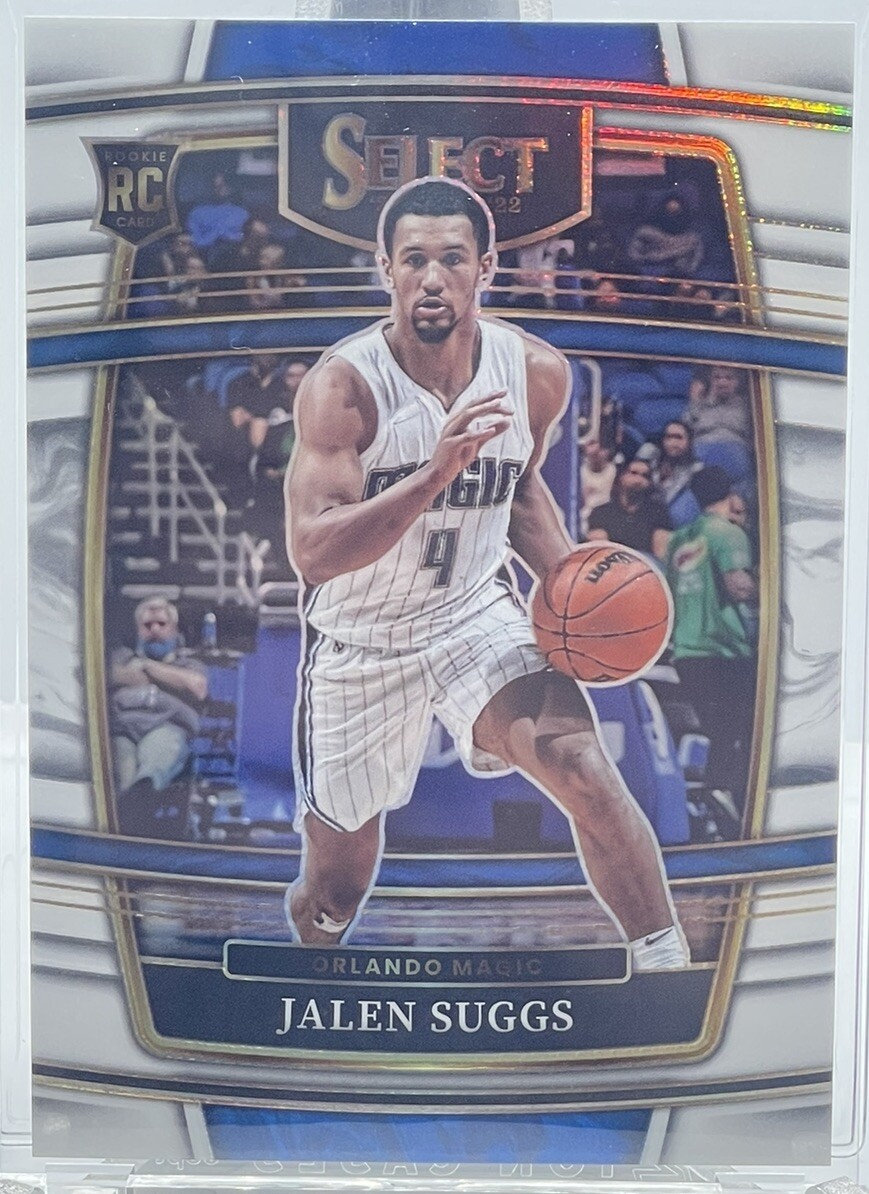2021 Panini Select White Prizm #27 Jalen Suggs Magic RC Rookie /149