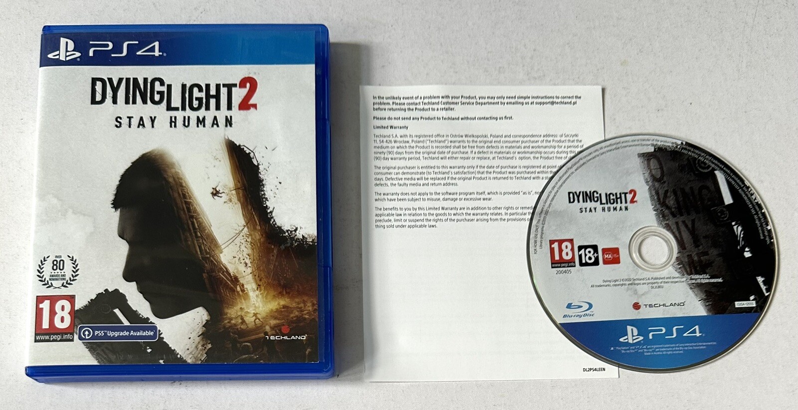 Dying Light 2 II Stay Human Standard Edition Sony PlayStation 4 PS4 Boxed PAL