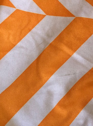 Nike Pro Womens Tank Top Sleeveless Orange Abstract Geometric Golf Stretch Sz S - Picture 6 of 6